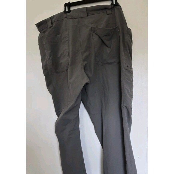 Duluth Trading Pants Mens 46X30 Flexpedition Cargo Relaxed Fit Gray Stretch - Picture 5 of 9